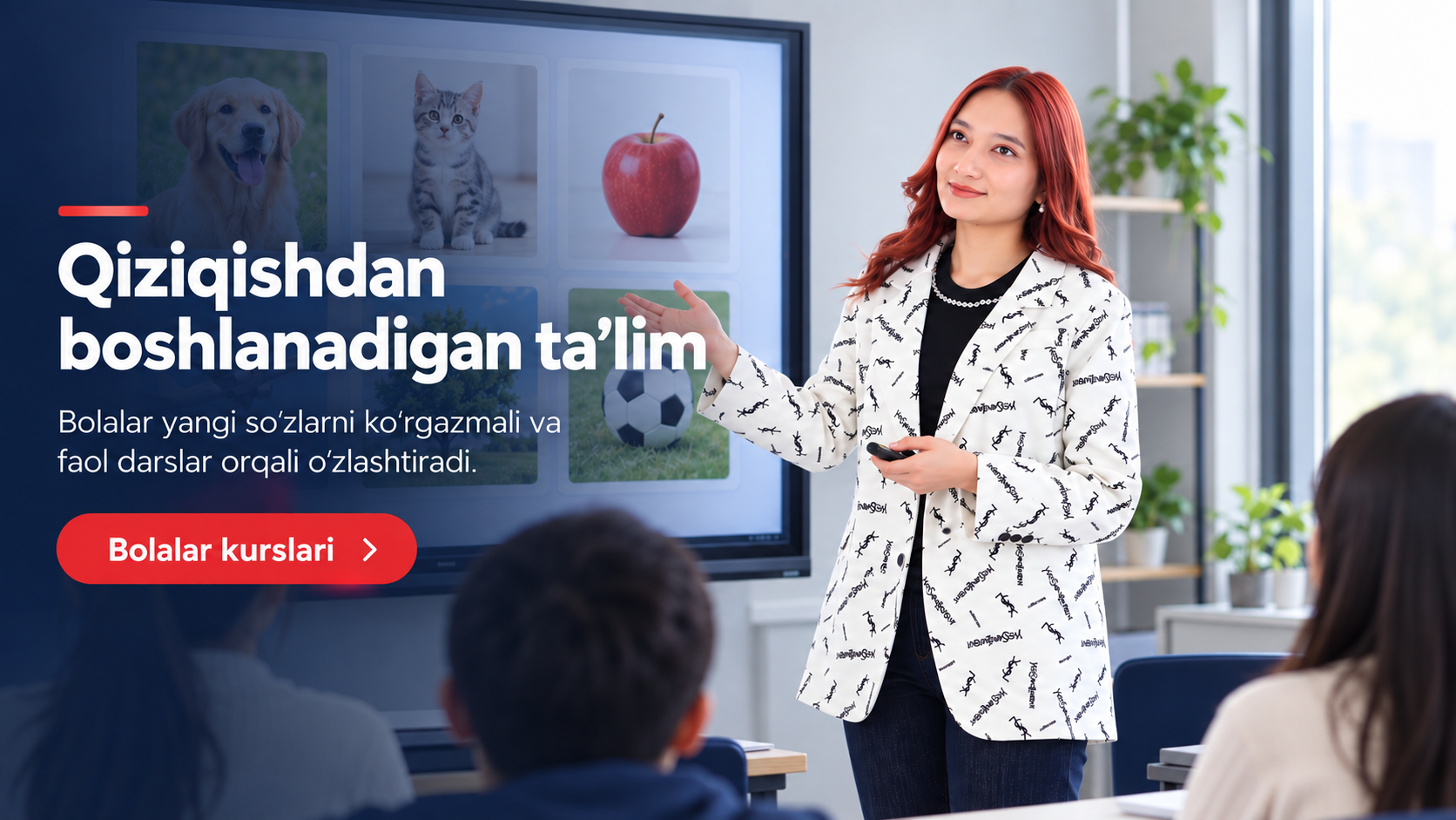 Bolalar kurslariga yozilish
