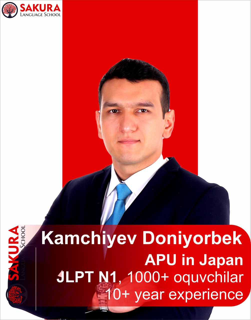 Kamchiyev Doniyorbek — Yapon tili / JLPT