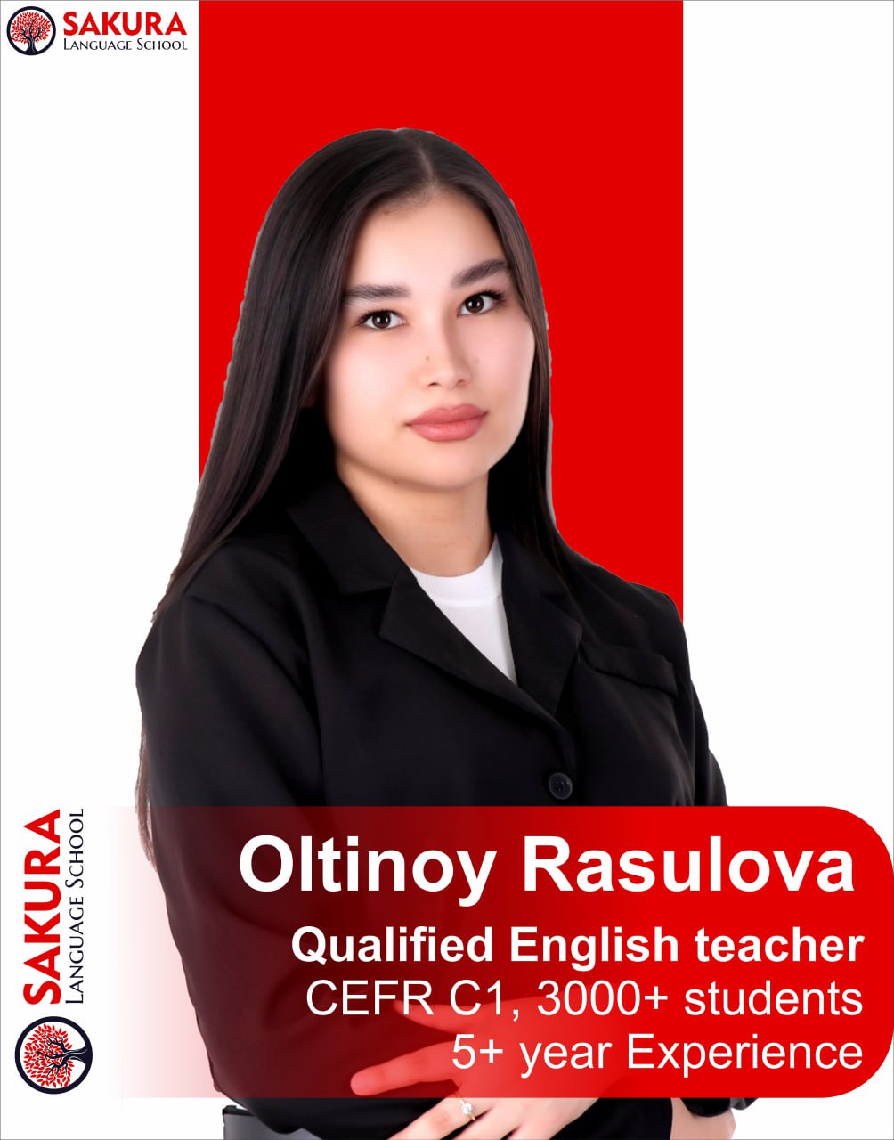 Oltinoy Rasulova — Malakali ingliz tili o‘qituvchisi